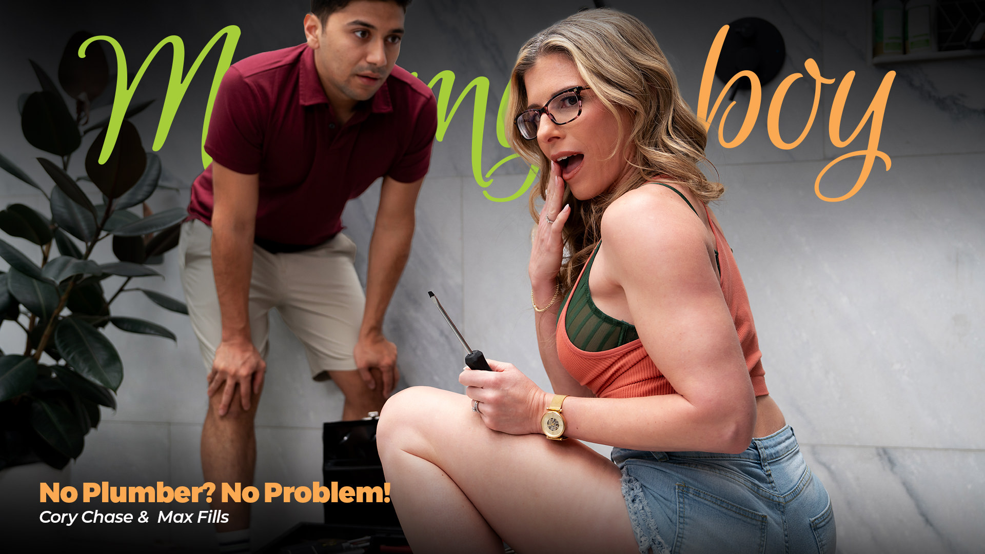 MommysBoy No Plumber? No Problem! - Cory Chase, Max Fills