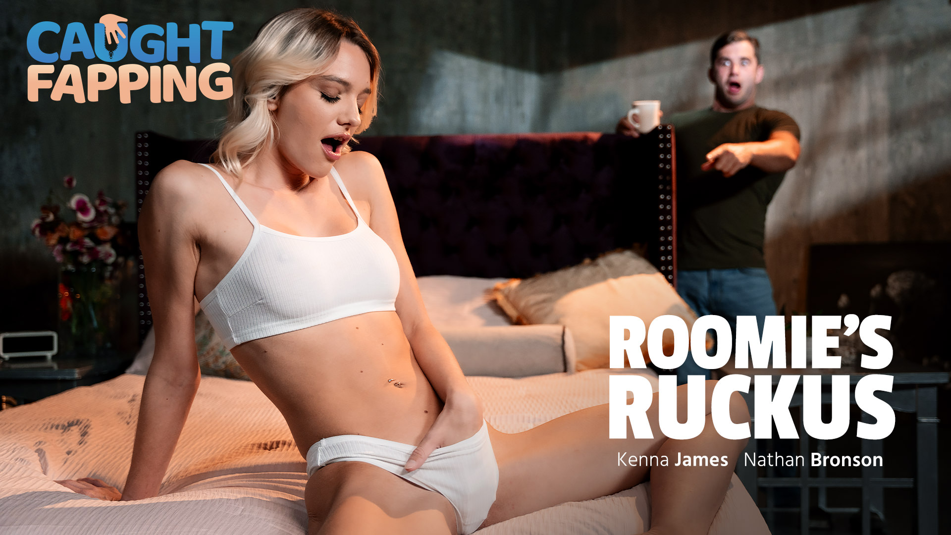 CaughtFapping Roomie's Ruckus - Kenna James, Nathan Bronson