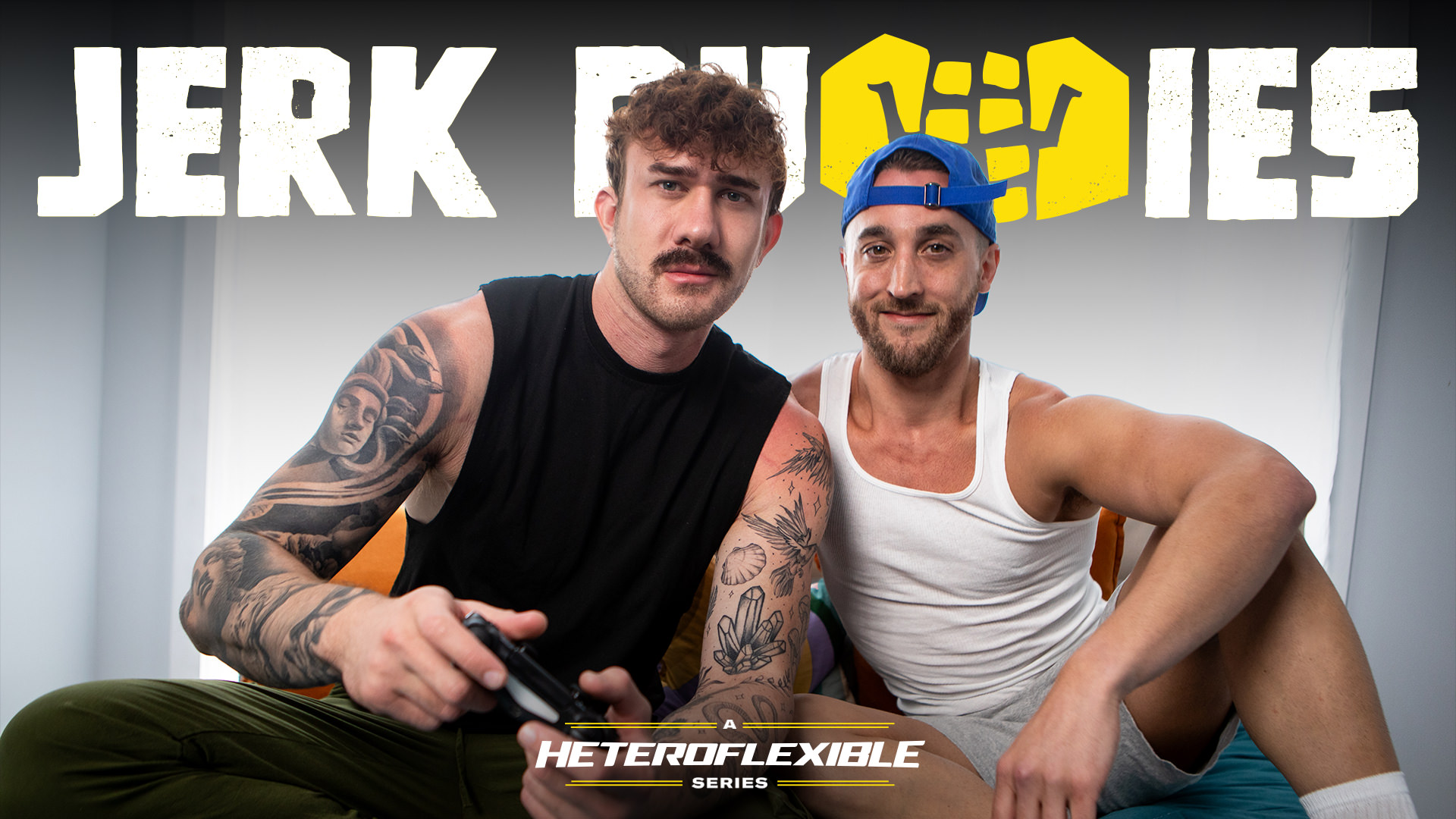 Evan Jordie, Adam Banks What Am I Supposed To Do With This BONER, Dude?! JerkBuddies JerkBuddies-What Am I Supposed To Do With This BONER, Dude?!-Evan Jordie, Adam Banks