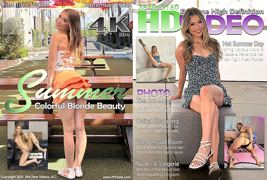 FTVGirls Summer Colorful Blonde Beauty FTV Girls Summer Colorful Blonde Beauty