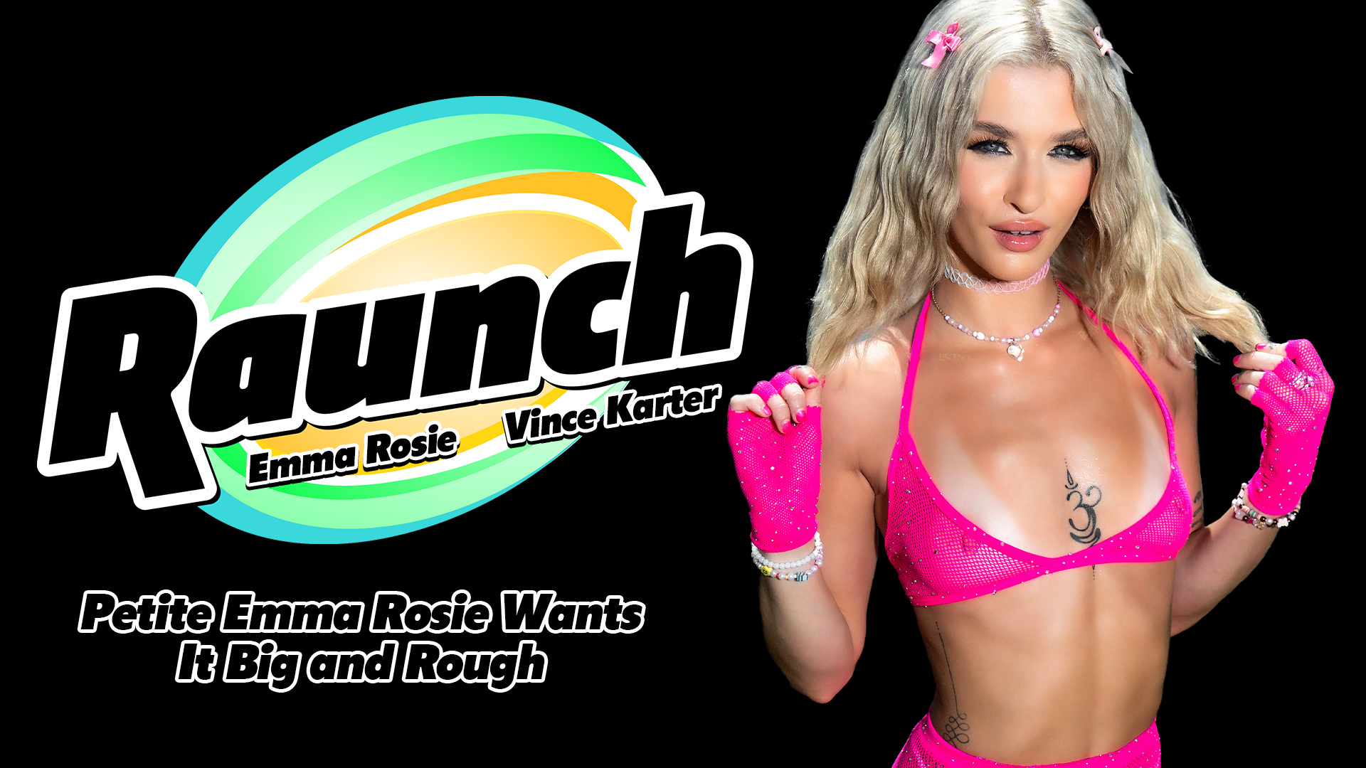 Raunch-Petite Emma Rosie Wants It Big and Rough-Vince Karter, Emma Rosie