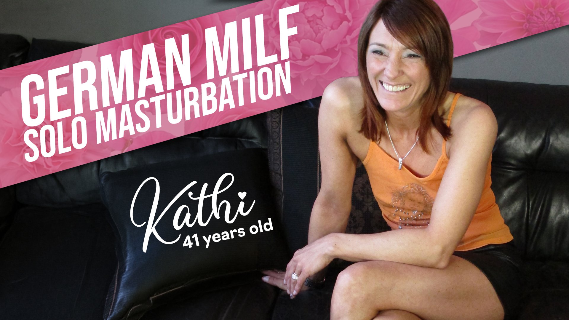Mature NL Kathi German Amateur MILF Kathi solo masturbates her mature pussy!
