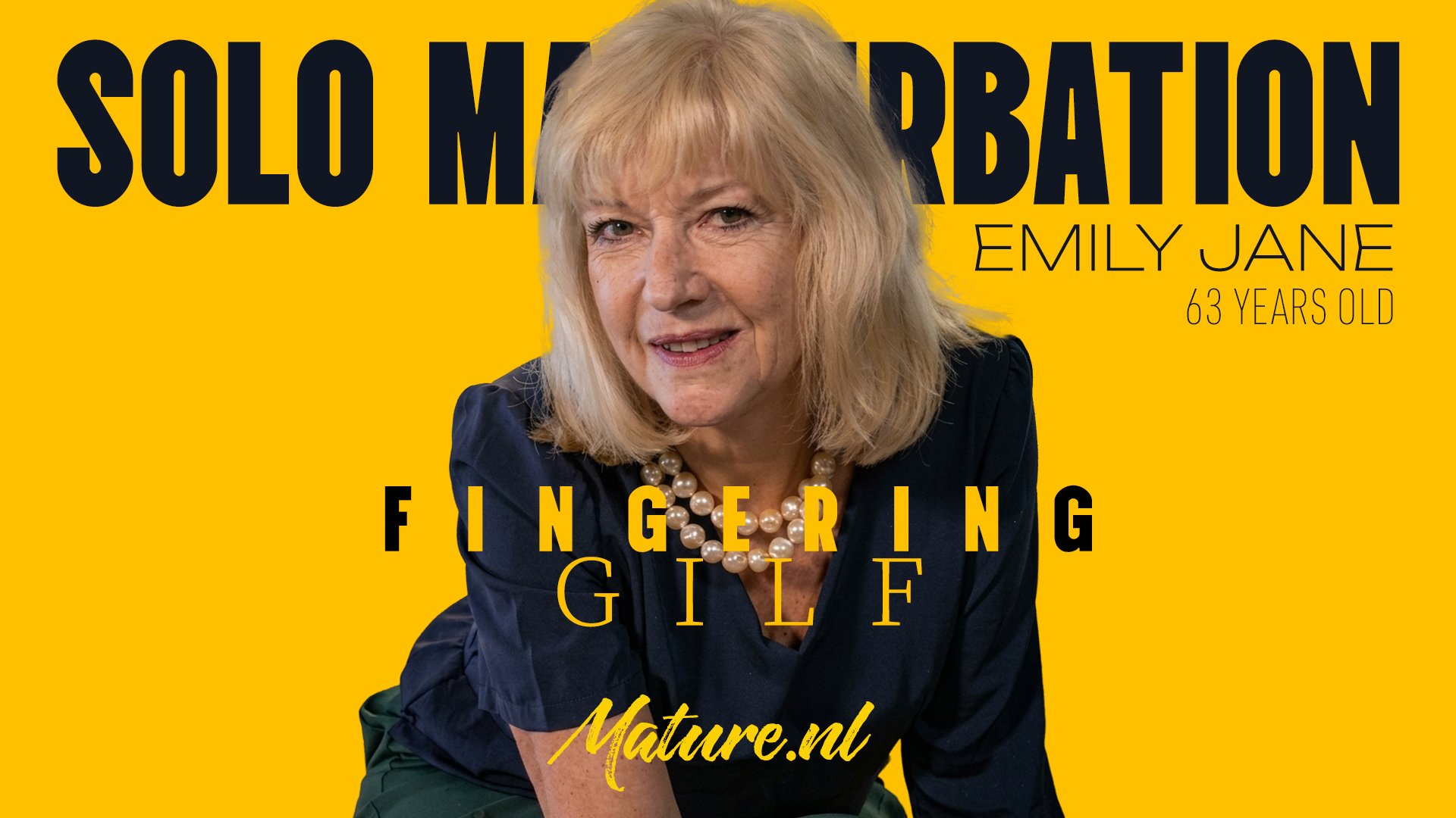 Mature NL Emily Jane GILF Emily Jane's Solo masturbation porno!
