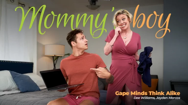 AdultTime MommysBoy Dee Williams, Jayden Marcos – Gape Minds Think Alike