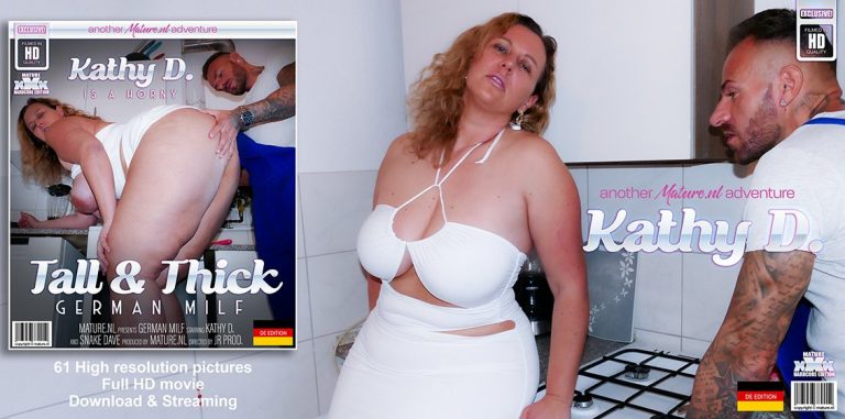 MatureNL Kathy D., Snake Dave – Tall and Thick German MILF