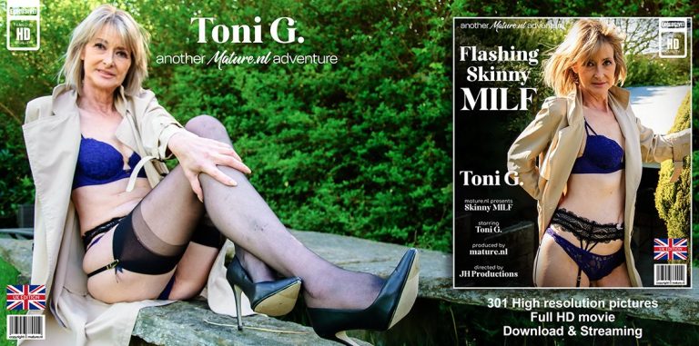 MatureNL Toni G. – Flashing Skinny MILF