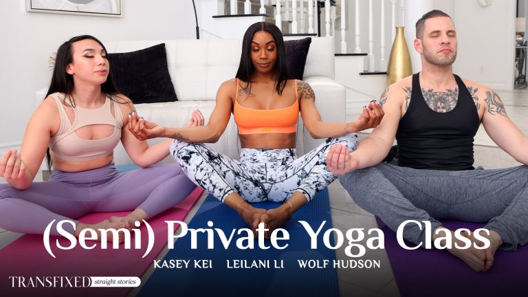 Transfixed Wolf Hudson, Kasey Kei, Leilani Li – (Semi) Private Yoga Class