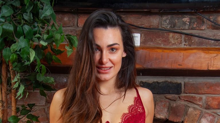 Tania Lake Takes Off Her Red Dress Tania Lake